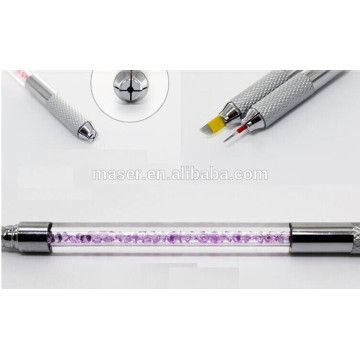 Aluminium Microblading Pen, Manuelles Microblading Handwerkzeug, Augenbrauen Stickerei Tattooing Kosmetik Pen